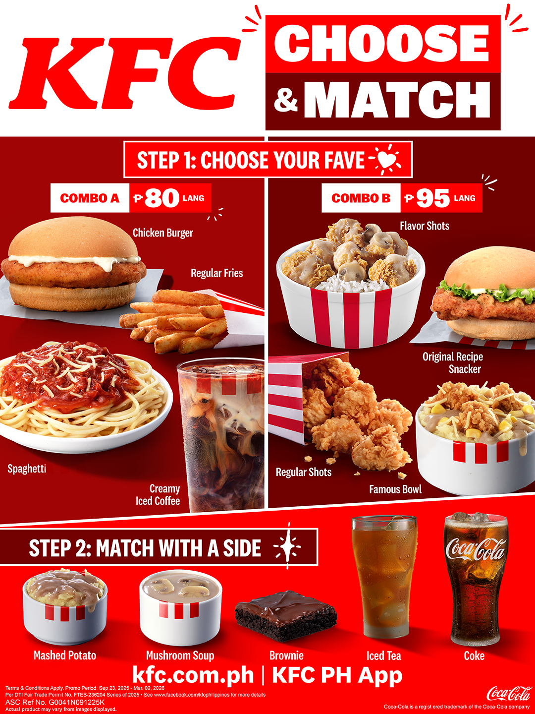 Customize Your KFC Meal with KFC Choose and Match!